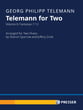 Telemann For Two Vol. II Fantasias 7-12 for Two Flutes cover